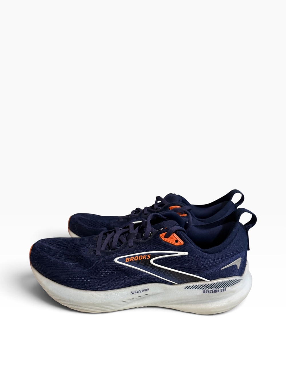 Brooks Glycerin 22 Men's Peacoat/Blue Ribbon/Orange Mesh- Size 10.5